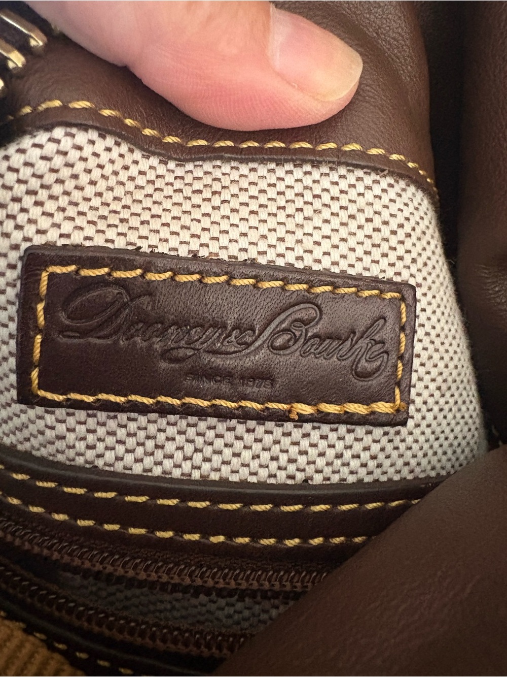 Dooney & Bourke Inspired Snake-Print Hobo Bag in Beige and Brown - Picture 7 of 8